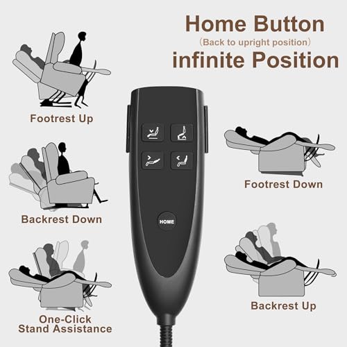Power Lift Recliner Chair with Massage and Heat for Elderly U998