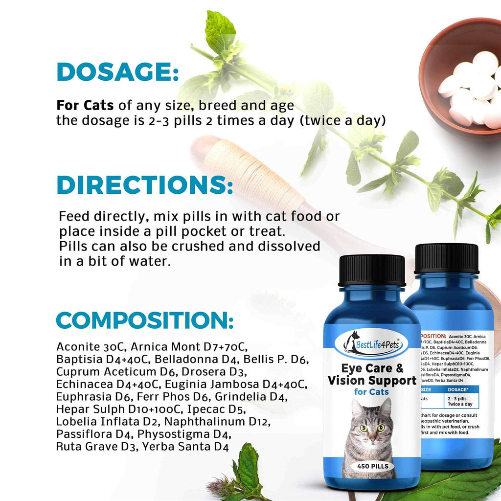 Eye Care and Vision Support for Cats A8409