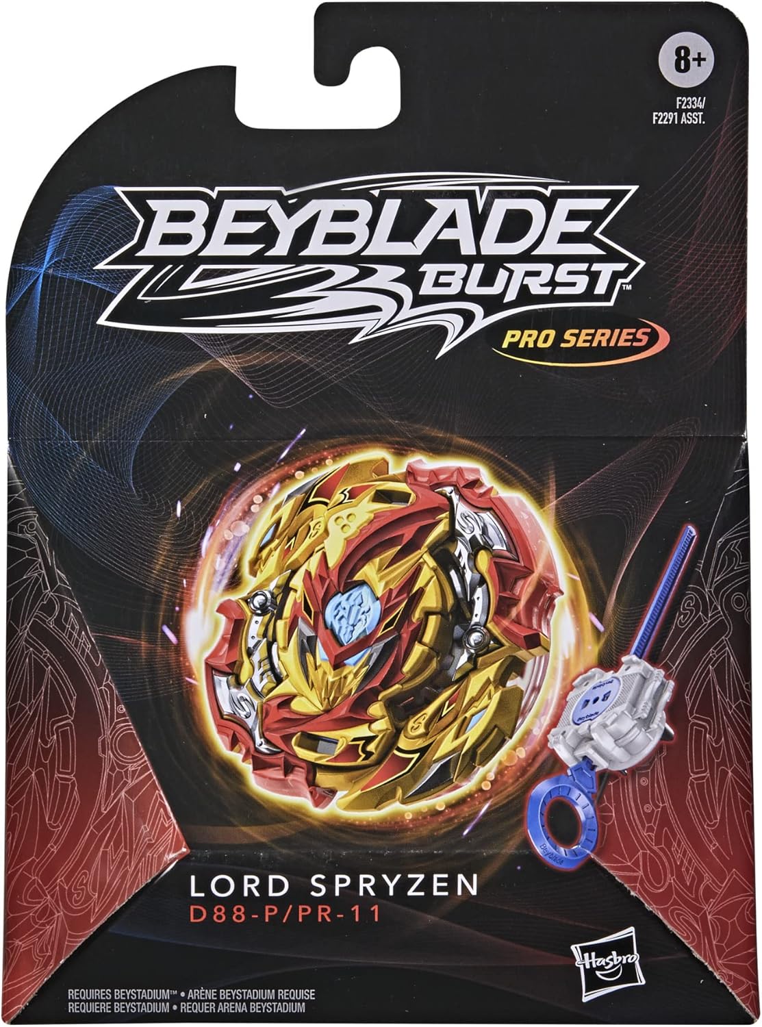Spinning Top Starter Pack with Launcher Toy O668049