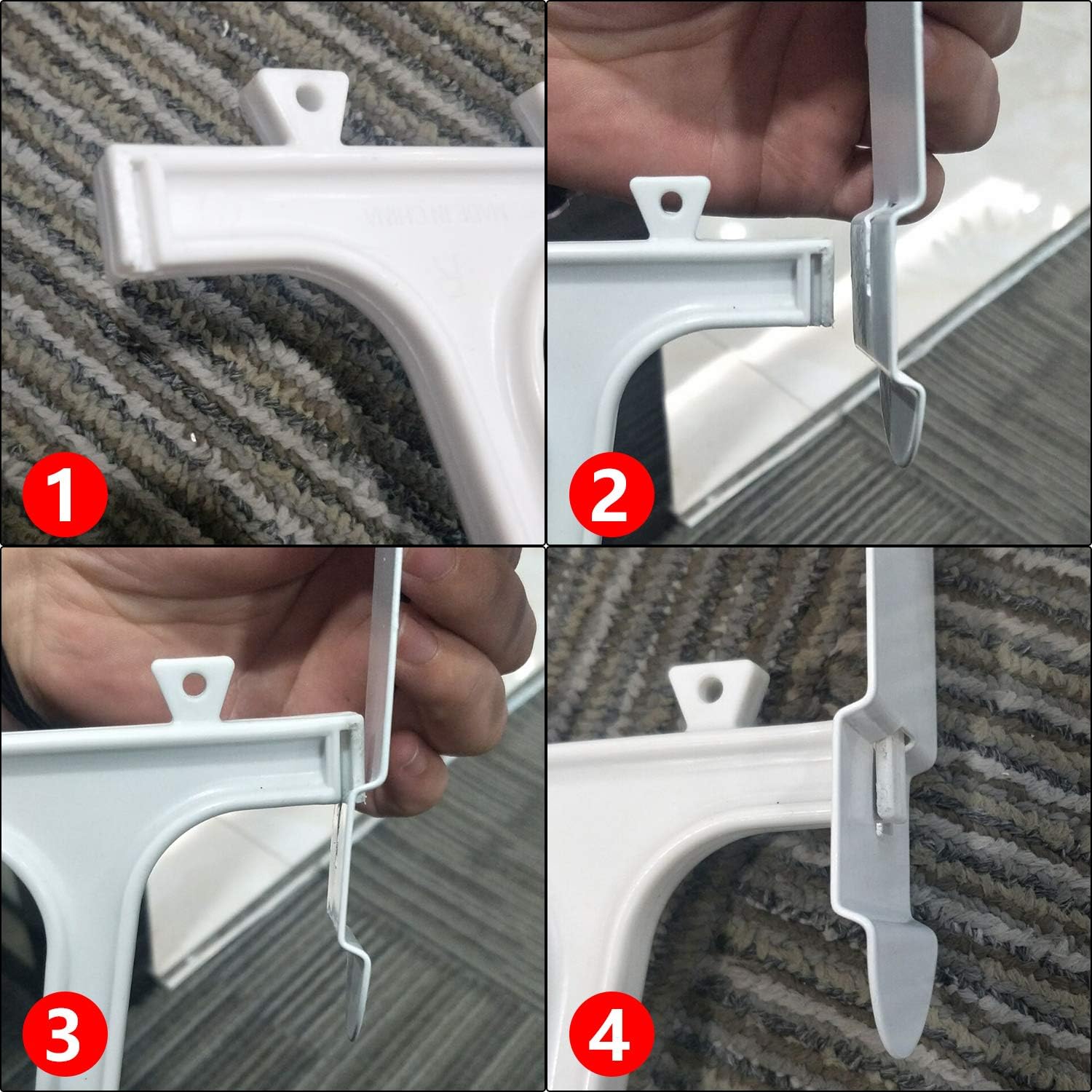 Over the Door Shoe Rack Holder - 36 Pair Hanging Shoe Organizer X35963