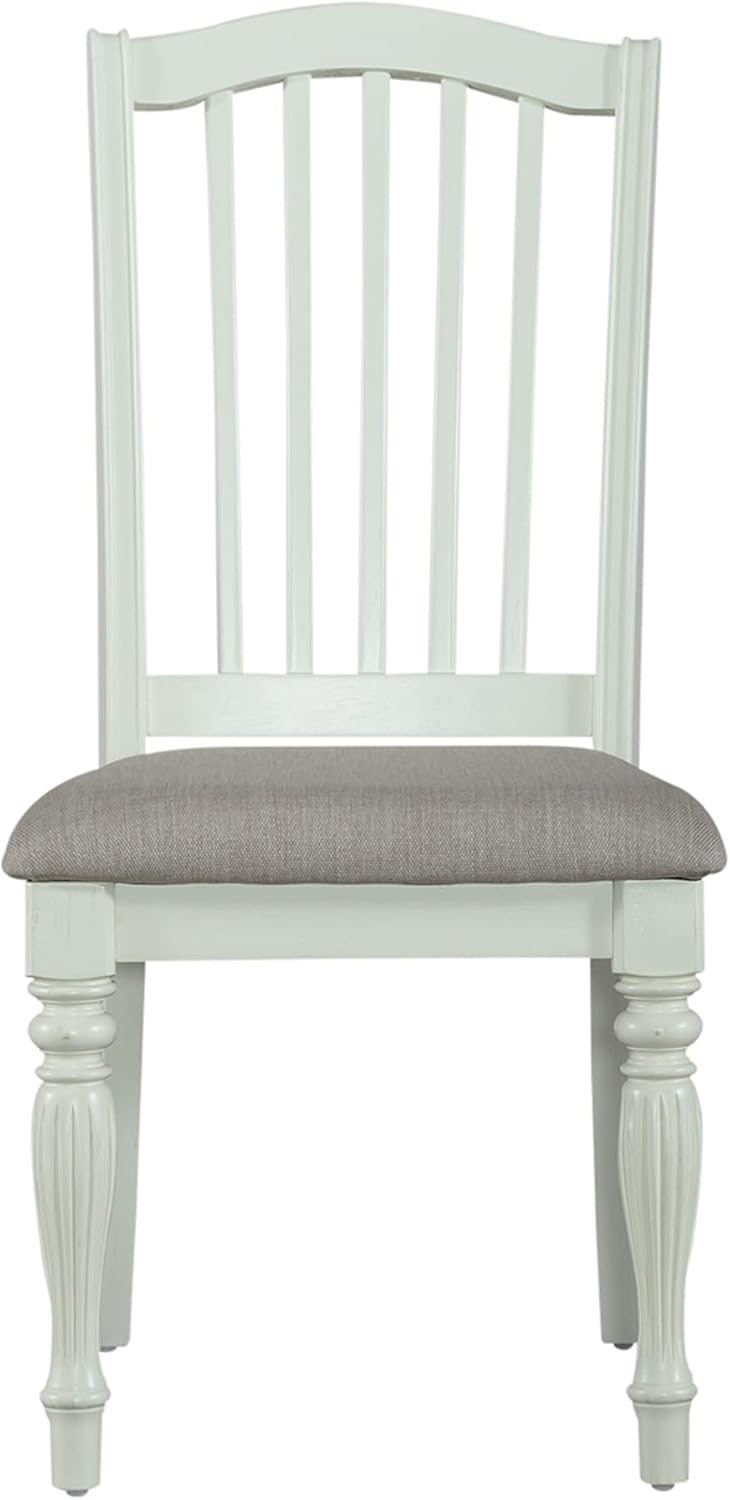 7 Piece Rectangular Table Set, White G25572