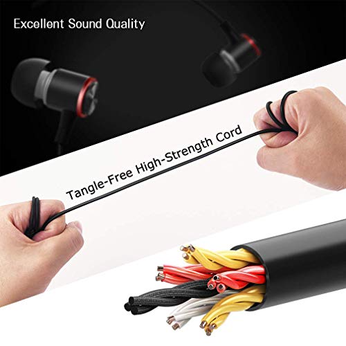 In-Ear Headphones for Meta Quest Pro VR Gaming Headset with Custom-Length Cable (Black) B883193