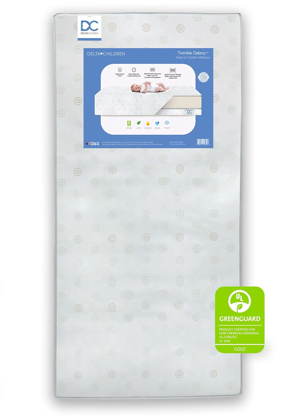 Toddler Bed and Dual Sided Crib Mattress Bundle Y106423