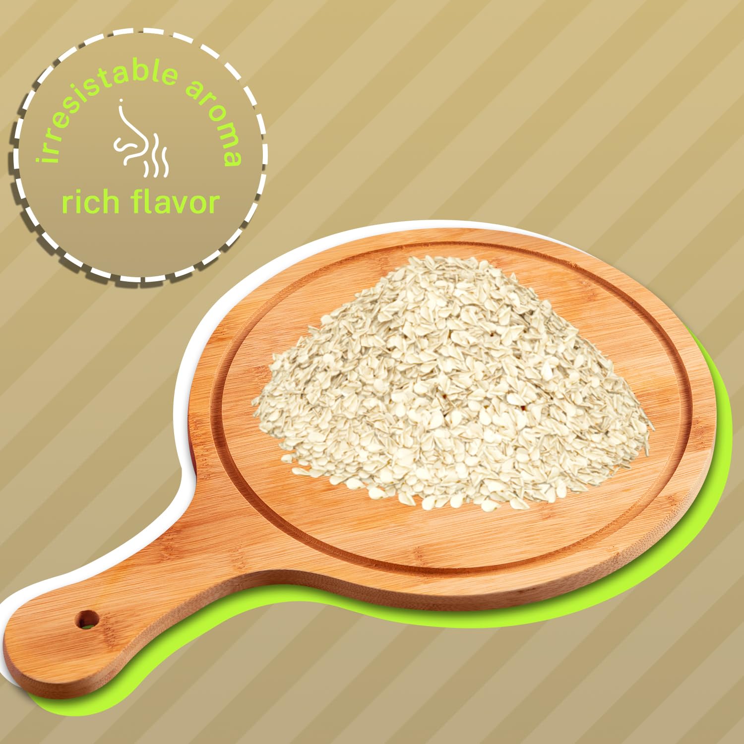 Hulled Sesame Seeds 5 LB Container X325972