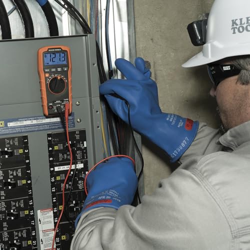 Slim Digital Multimeter with Reverse Contrast Display, Auto-Ranging TRMS, 600V Y65588