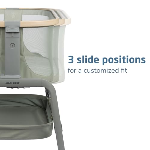 Portable Baby Bassinet, Height Adjustable, Breathable Mesh I216601