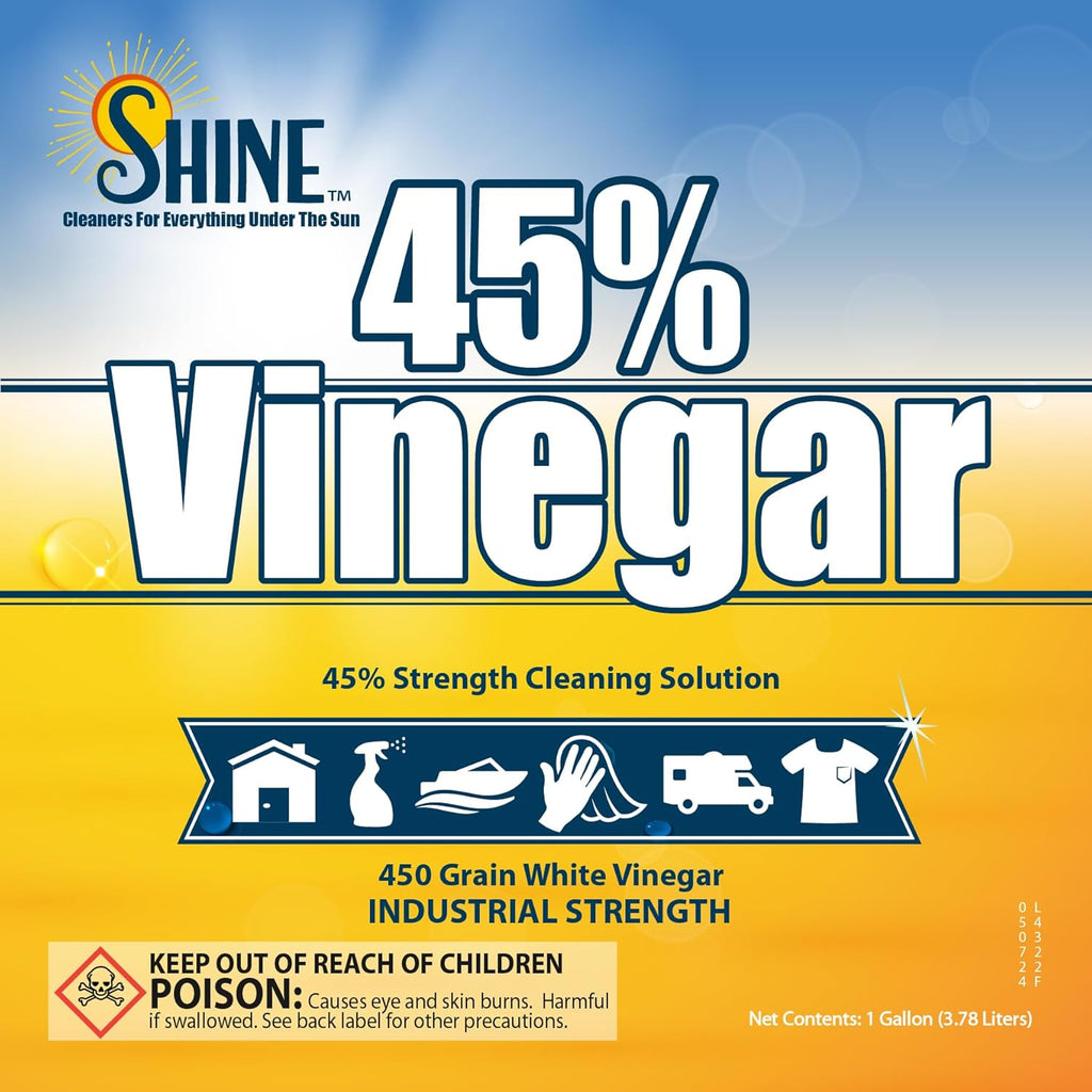 45% White Vinegar Concentrate, 1 Gallon T7245