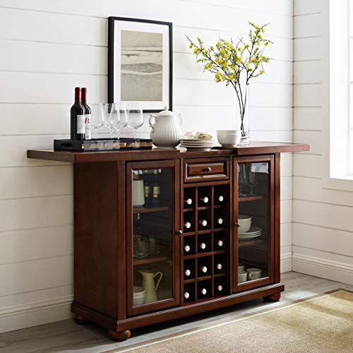 Sliding Top Bar Cabinet - Black X1250
