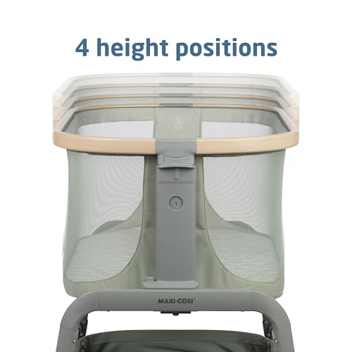 Portable Baby Bassinet, Height Adjustable, Breathable Mesh I216601