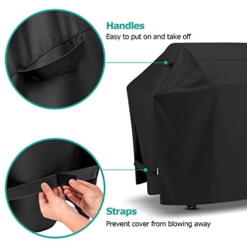 Grill Cover 55 Inch, Heavy Duty Waterproof, UV Resistant, All Weather Protection A194