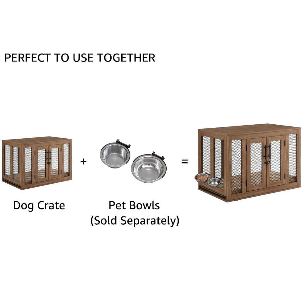 Furniture Style Dog Crate with Tray A358