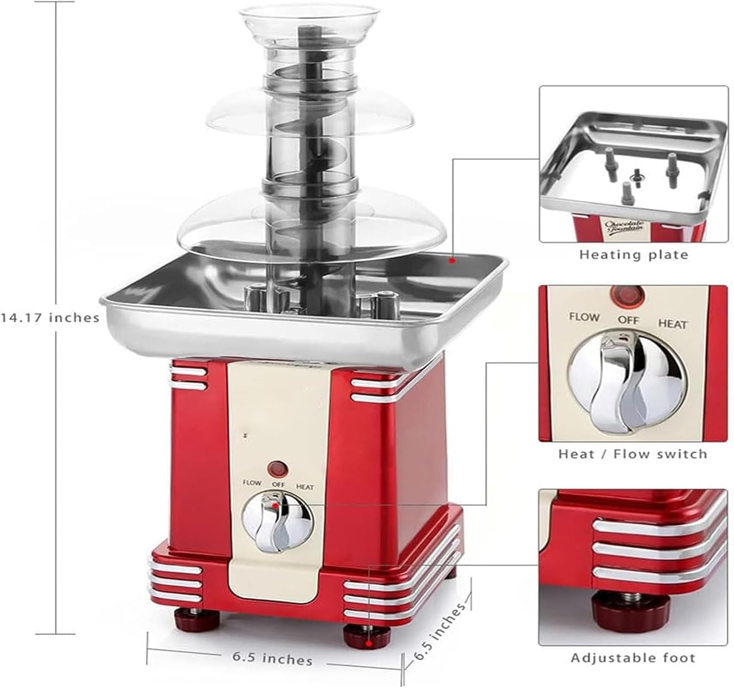 3 Tier Chocolate Fountain for Parties P49435