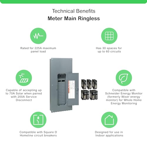 200 Amp 30-Space 60-Circuit Indoor Main Breaker Load Center with Cover X1750