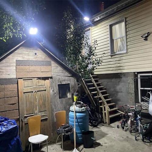 Solar Street Lights Outdoor Waterproof, Dusk to Dawn with Motion Sensor H63639