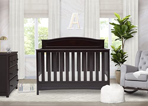 4-in-1 Convertible Baby Crib, White A782