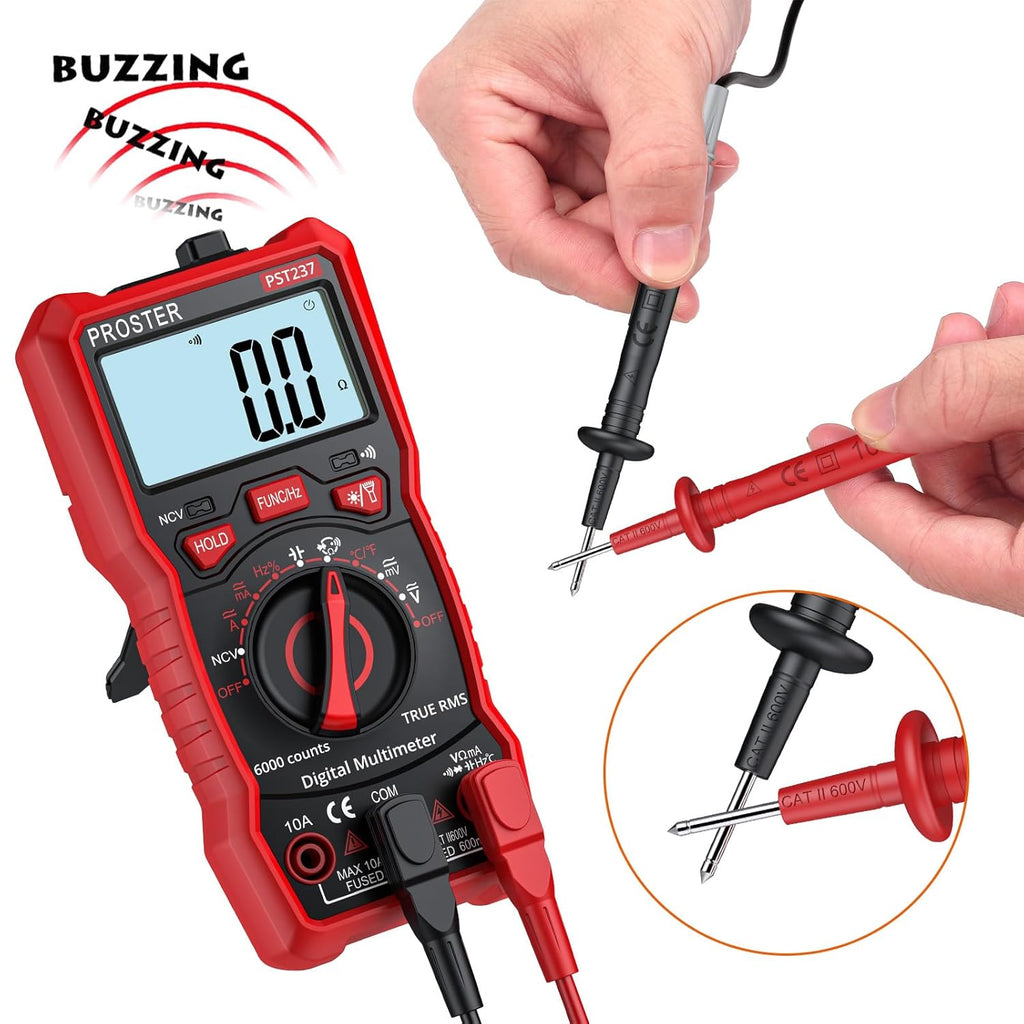 Digital Multimeter 6000 Counts TRMS Auto Range NCV Tester K78058
