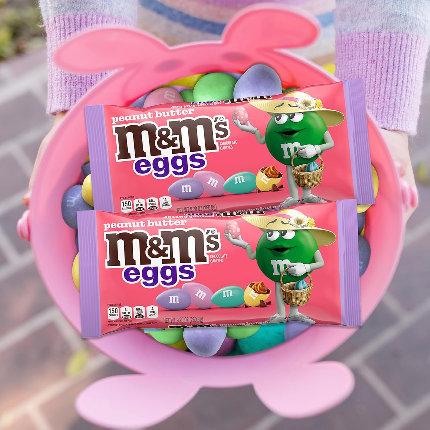 Easter Peanut Butter Chocolate Eggs Candy 2-Pack Q410166