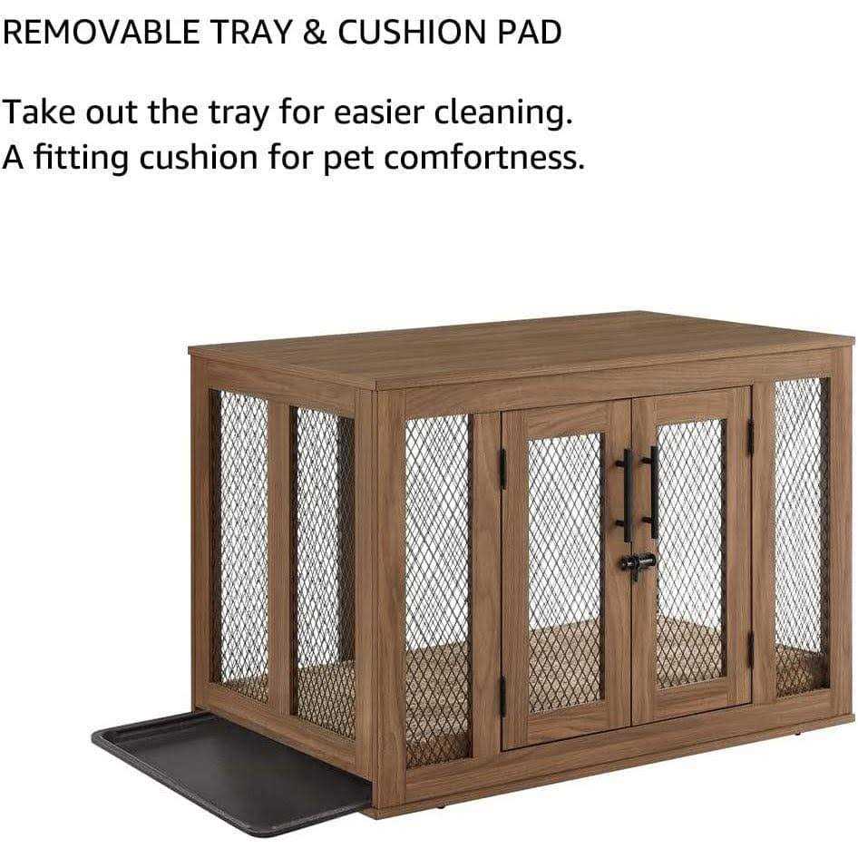 Furniture Style Dog Crate with Tray A358