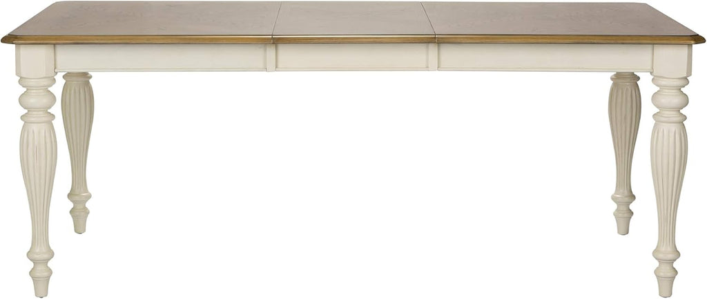 7 Piece Rectangular Table Set, White G25572