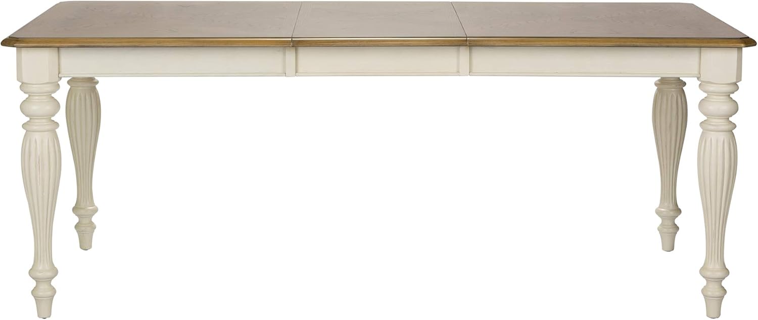 7 Piece Rectangular Table Set, White G25572