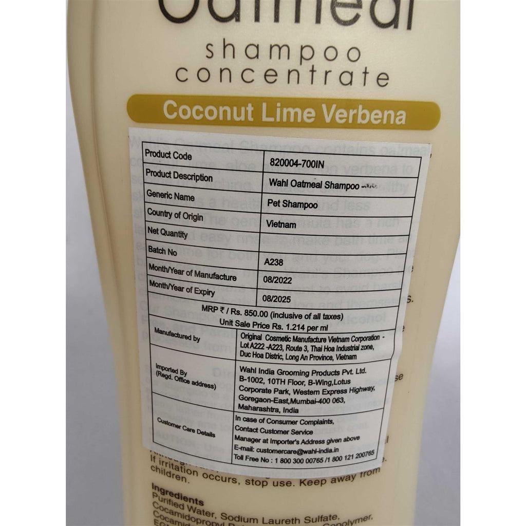 Oatmeal Coconut Lime Verbena Shampoo Concentrate R311057