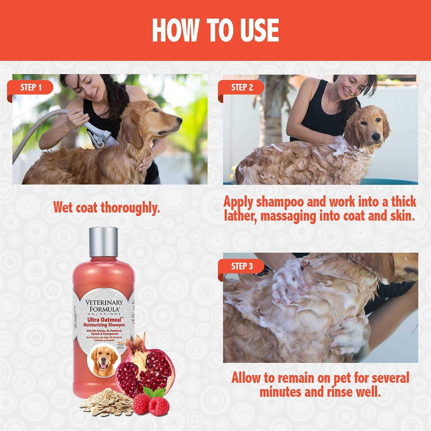 Ultra Oatmeal Moisturizing Shampoo for Pets F350123