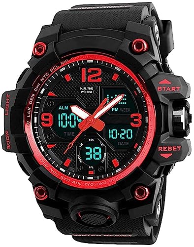 Men's Military Sports Watch with LED Digital Display Z184006