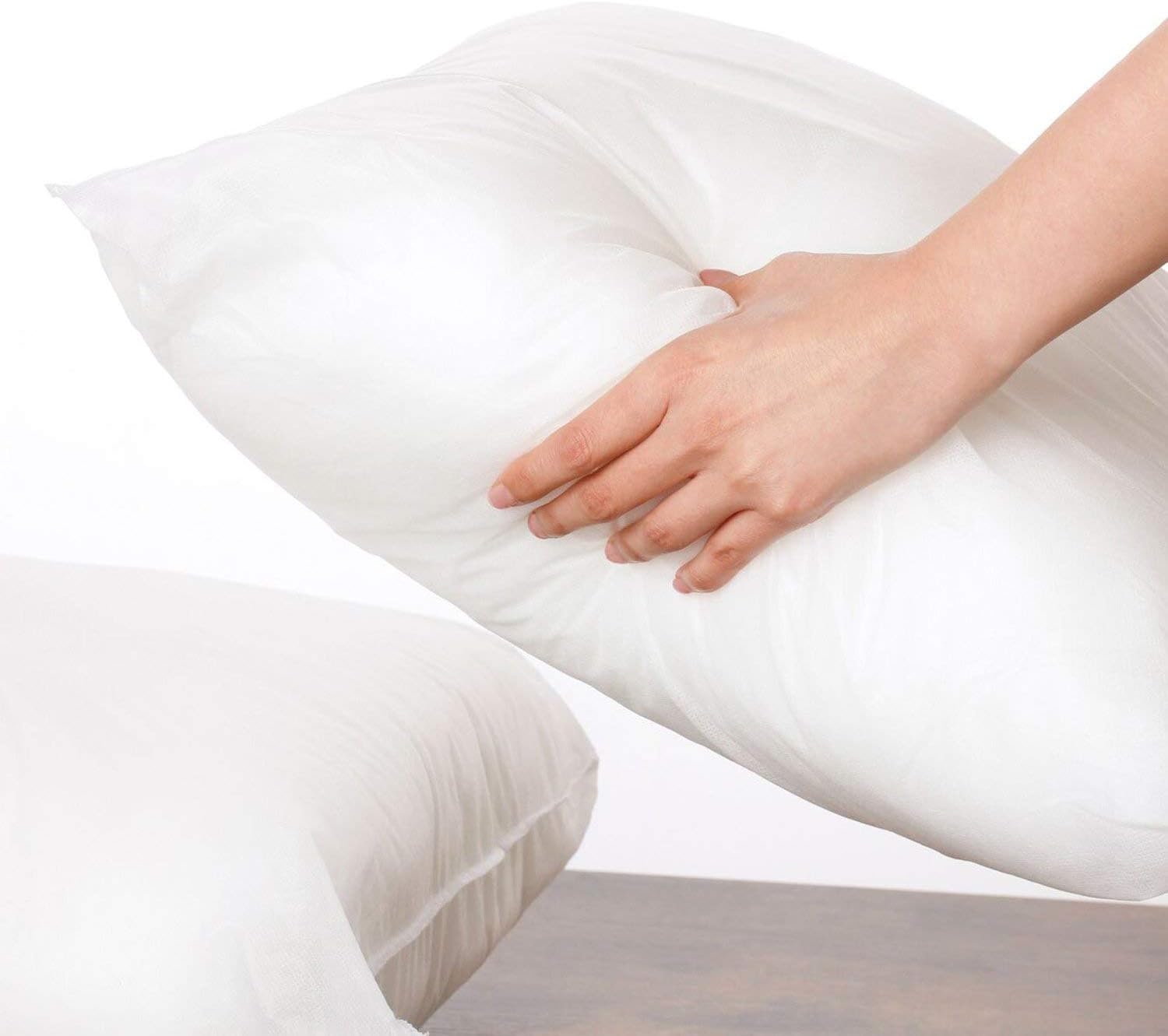 18 x 18 Pillow Inserts, Pack of 4, Water Resistant Square Cushion Forms E400