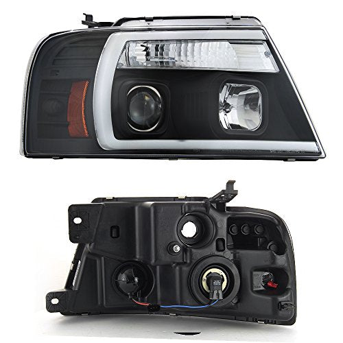 Fits 2004-2008 Ford F150 LED Projector Headlights Pair G38468