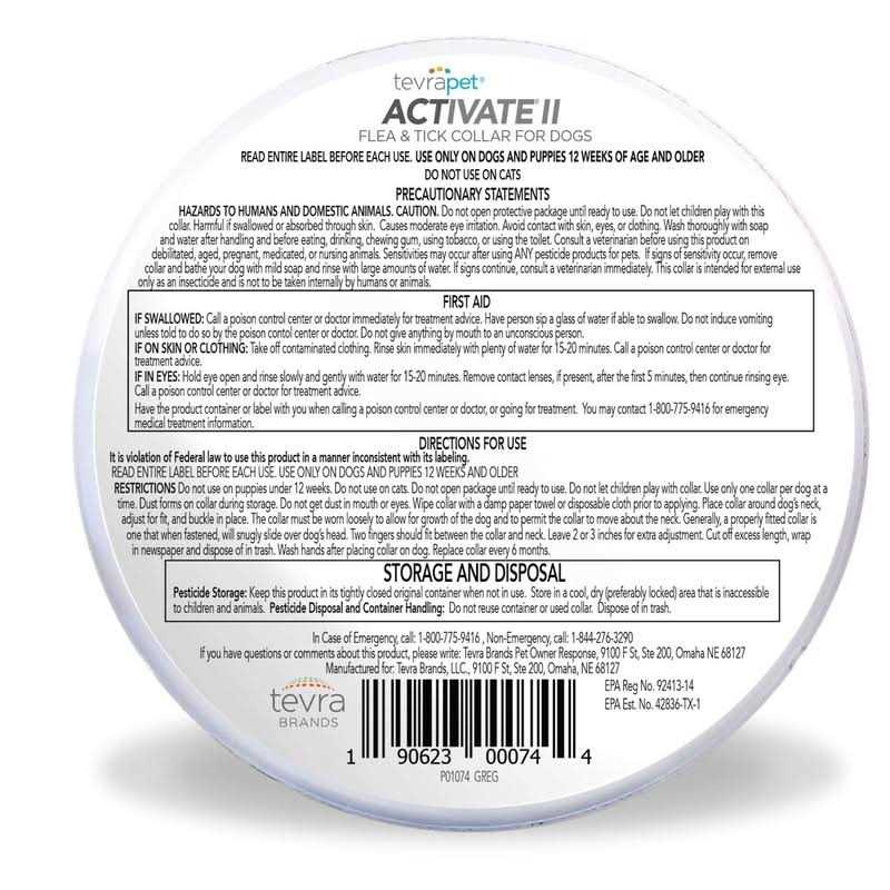 Flea & Tick Collar for Dogs W45288