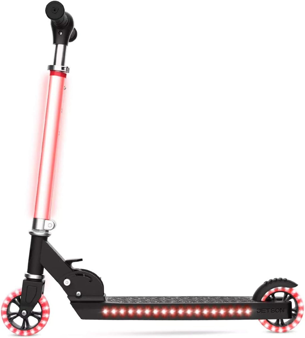 Kids 2 Wheel Light-Up Scooter Black X18951