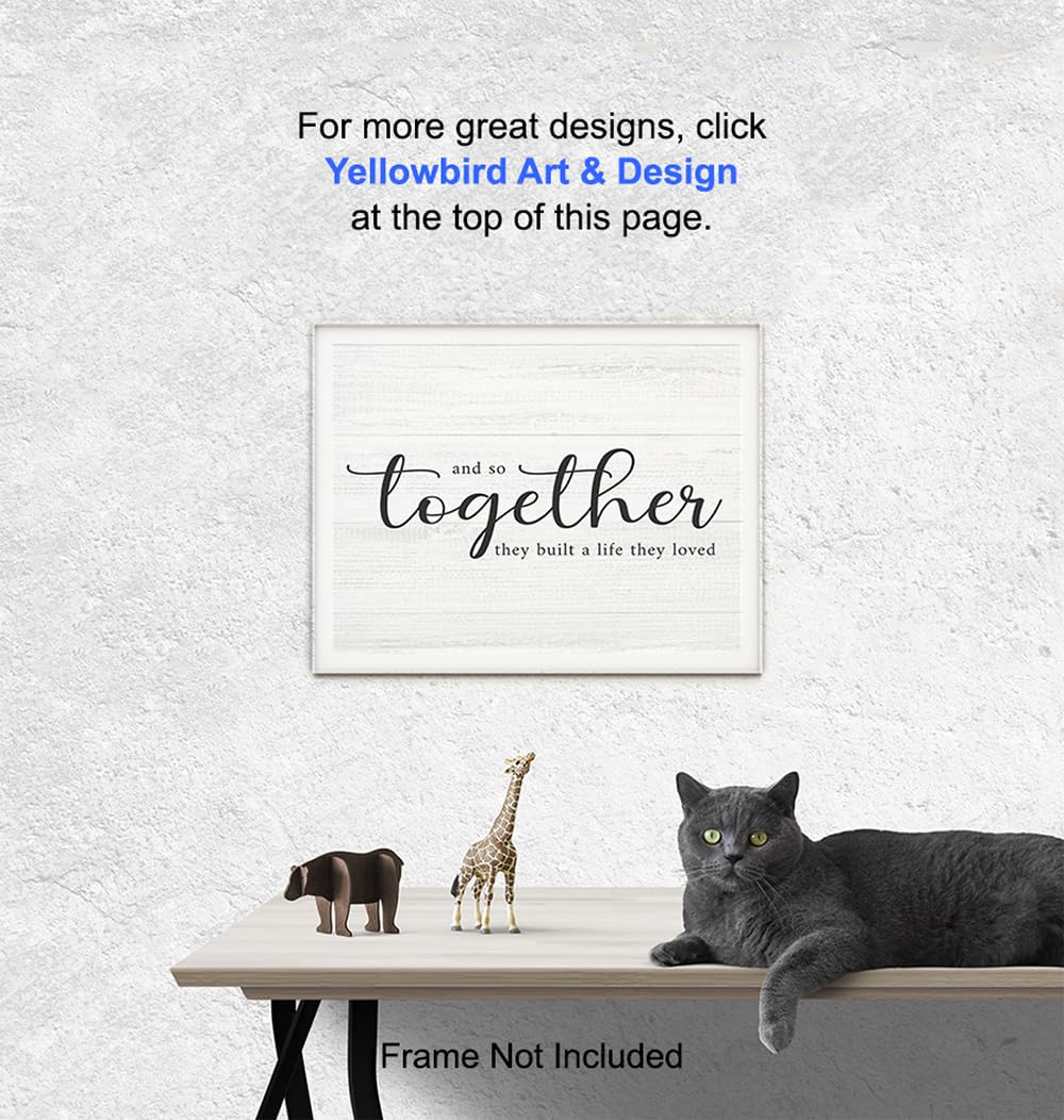 Love Quotes Wall Art - 8x10 Unframed Print for Living Room B558