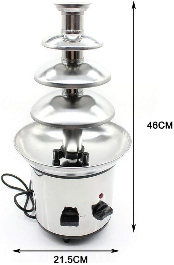 Chocolate Fondue Fountain Electric Stainless Steel L404184