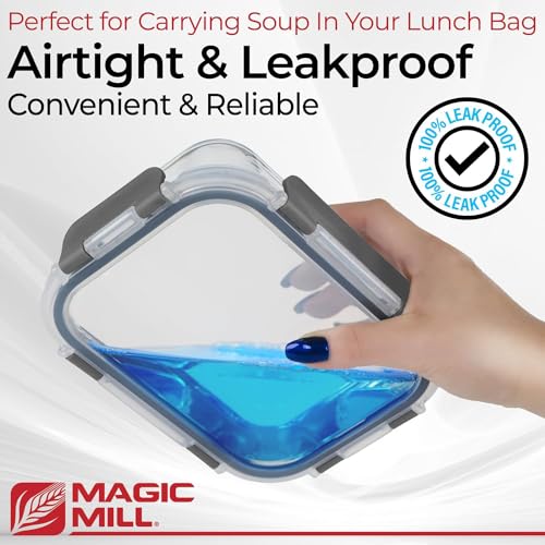 Glass Storage Containers with Airtight Lids, 24-Piece Set W166746