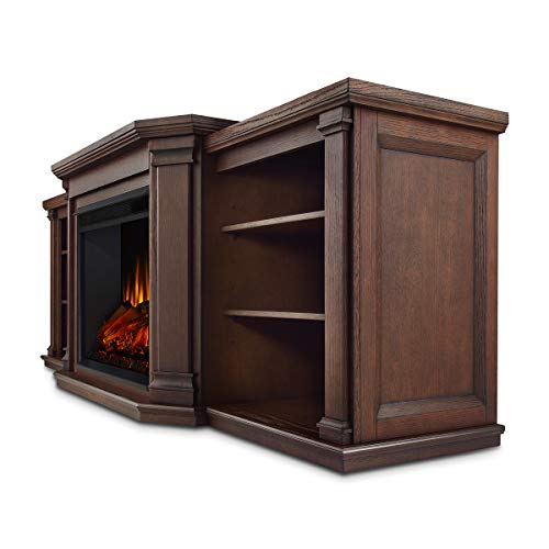 Electric Fireplace TV Stand for TVs up to 70 inches with Adjustable Shelves and Storage E90777