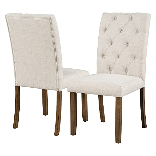 Wood Kitchen Dining Table Set for 6 with Bench and Chairs J844389