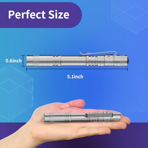 UV Black Light Flashlights 4 Pack, 395nm Mini Pen Lights with Clip G951