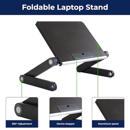 Adjustable Laptop Stand for Desk and Bed W730663
