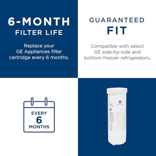 Refrigerator Water Filter Replacement, Reduces Lead and 50+ Impurities D9801