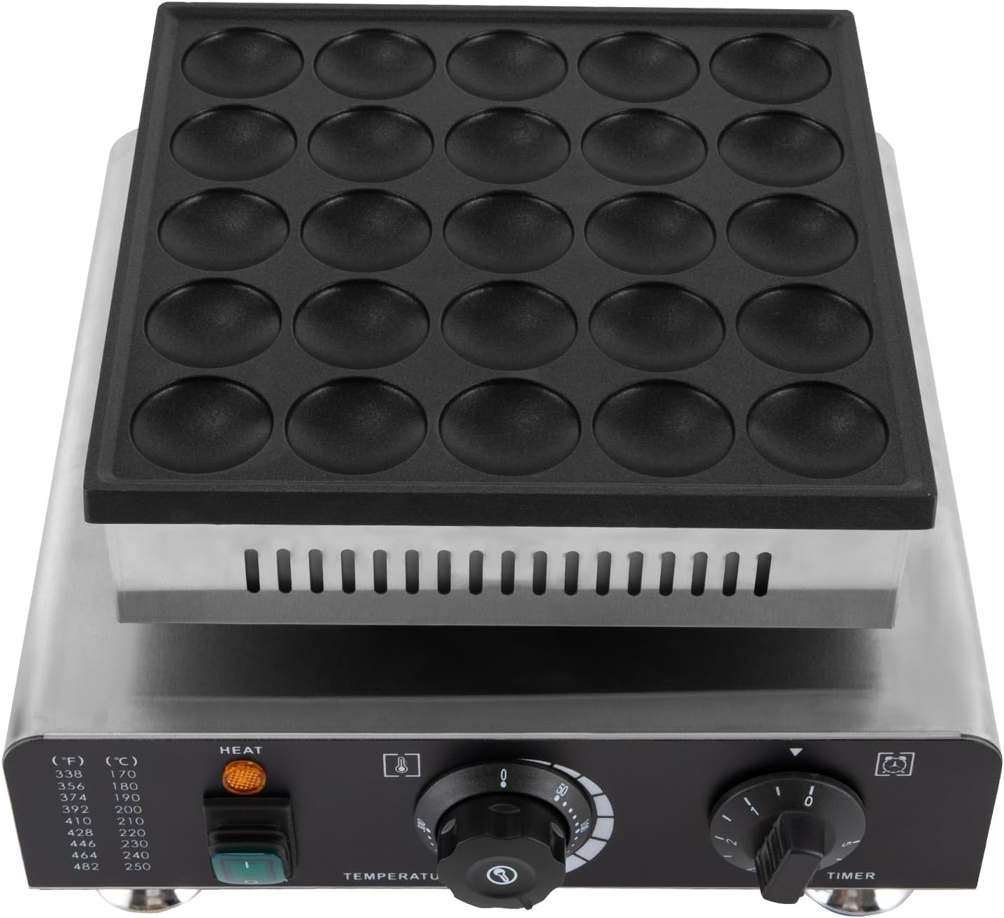 Mini Dutch Pancake Maker, Non-stick Electric Baker for Home Kitchen V557