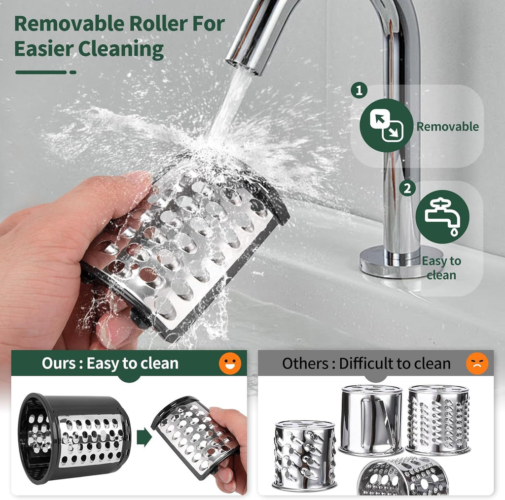 Food Slicer and Cheese Grater Attachment for Stand Mixer with 5 Blades P76652