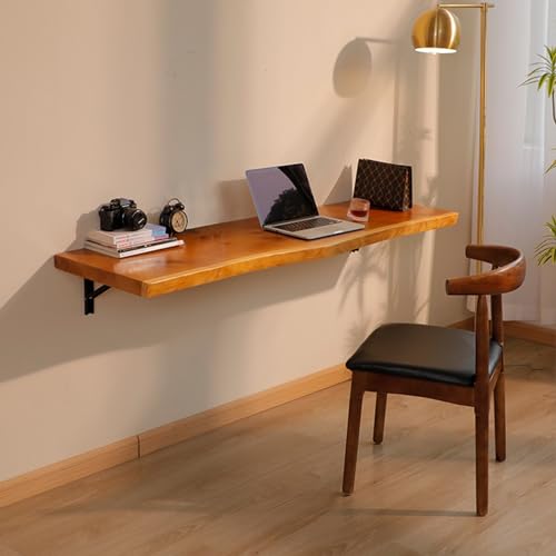 Foldable wall desk for small spaces, solid wood X4228
