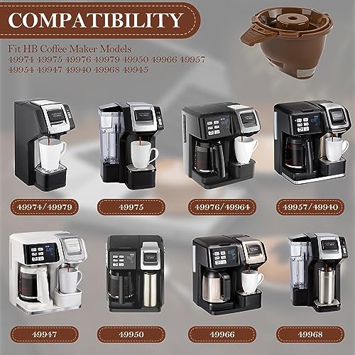 Single Serve Reusable Coffee Filter Basket for Hamilton Beach Flex Brew T119941