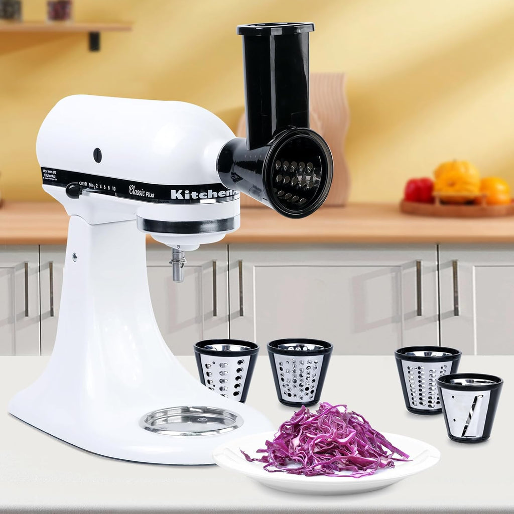 Cheese Grater Attachment for Stand Mixer with 4 Blades N8704