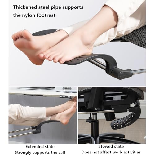 Ergonomic Mesh Office Chair with Lumbar Support and Adjustable Headrest A71752