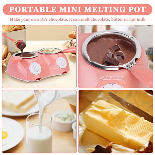 Chocolate Fondue Maker with Double Melting Pot R803889