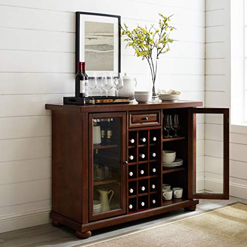 Sliding Top Bar Cabinet - Black X1250