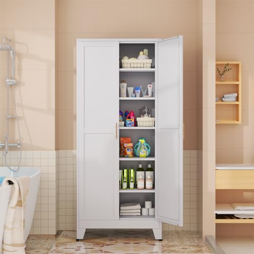 Pantry Storage Cabinet with Adjustable Shelves R2867