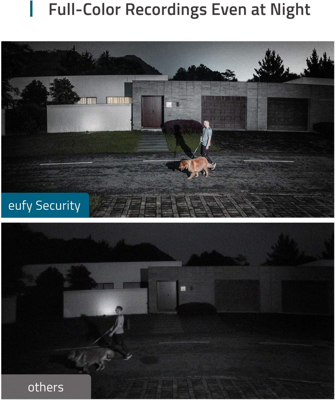 Floodlight Camera, 1080p, Weatherproof, Built-in AI C262155
