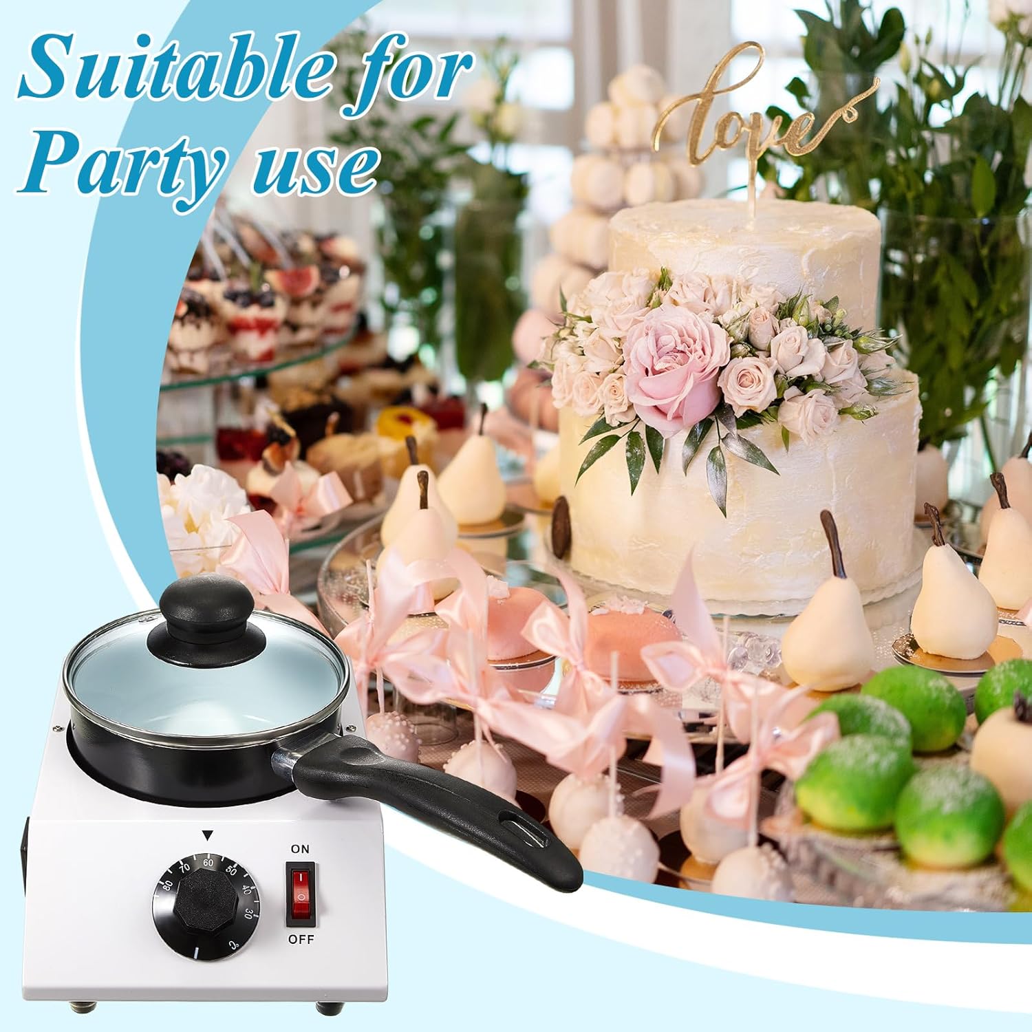 Chocolate Melting Machine with Silicone Spatula B49220